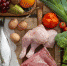 Various Paleo diet products on wooden table, top view - Армавирский Собеседник
