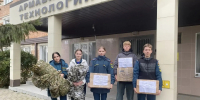 Армавирские студенты передали масксети и окопные свечи в зону СВО - Муниципальный вестник Армавира
